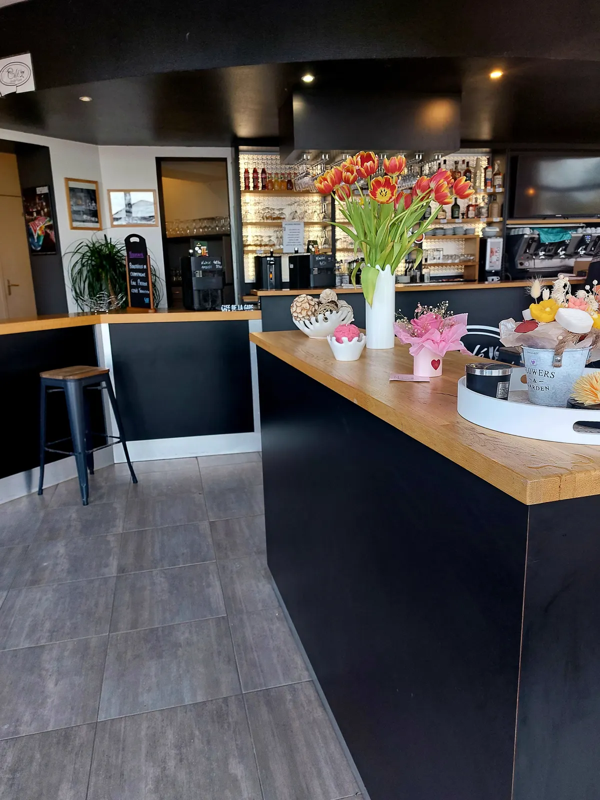 Bar bois et cuir