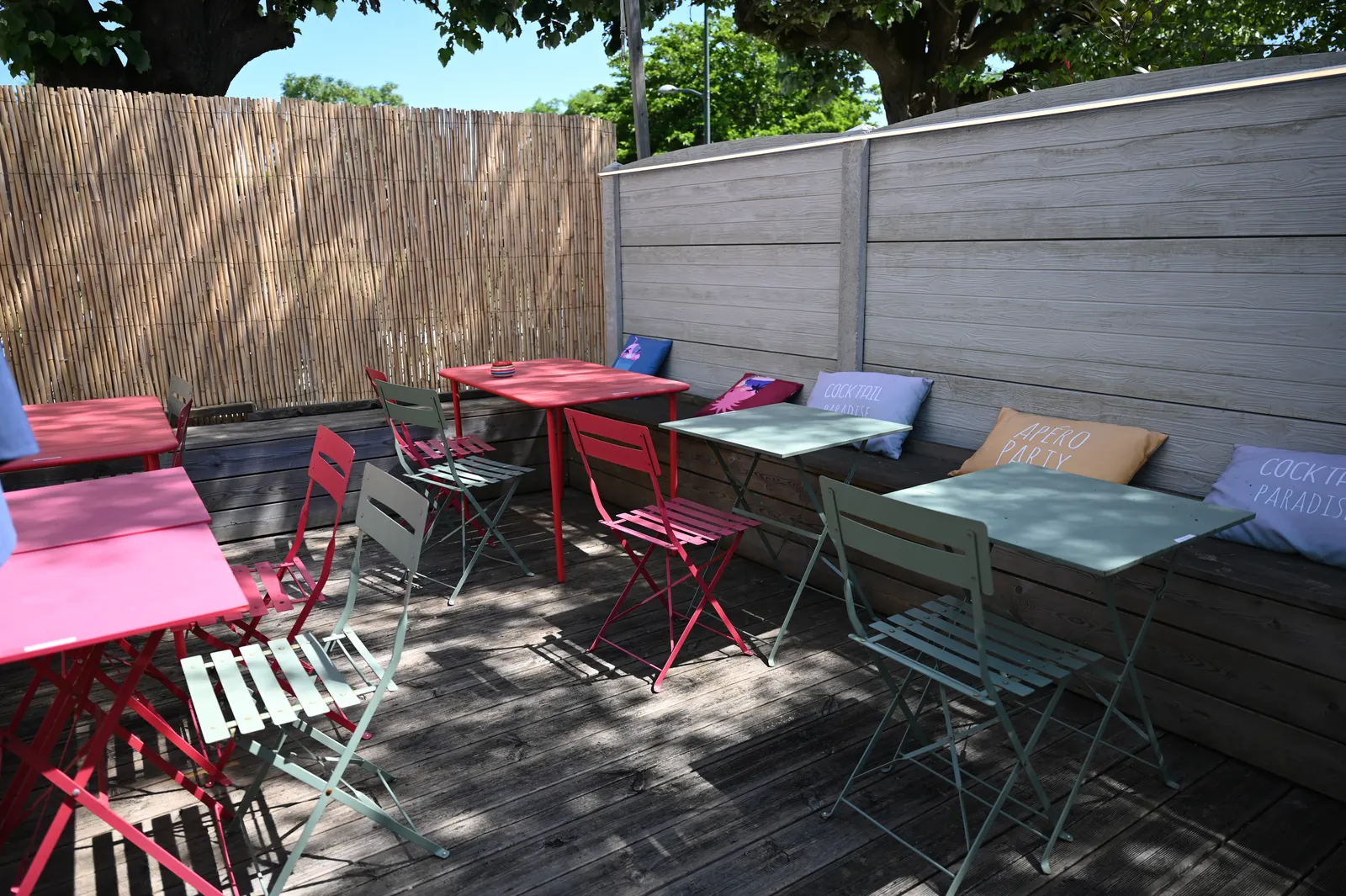 Terrasse lounge La Paillotte